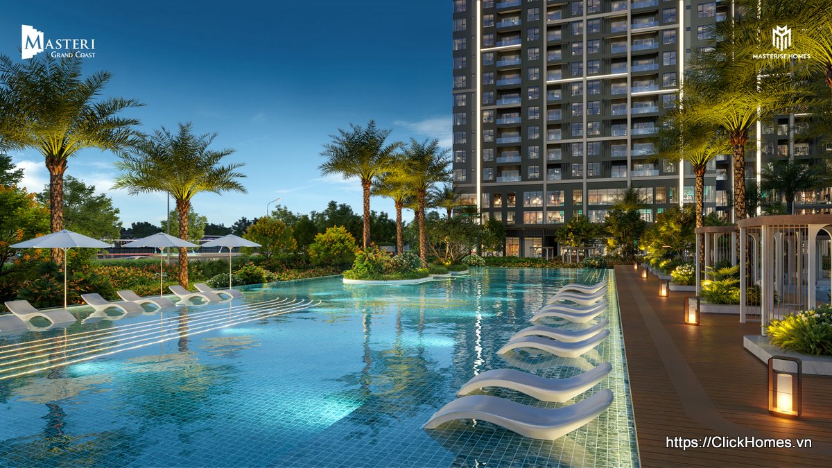 Bể Bơi Dự Án Master Grand Coast