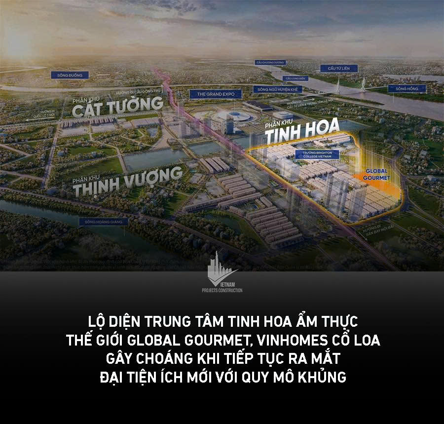 Lộ diện trung tâm tinh hoa ẩm thực thế giới Global Gourmet